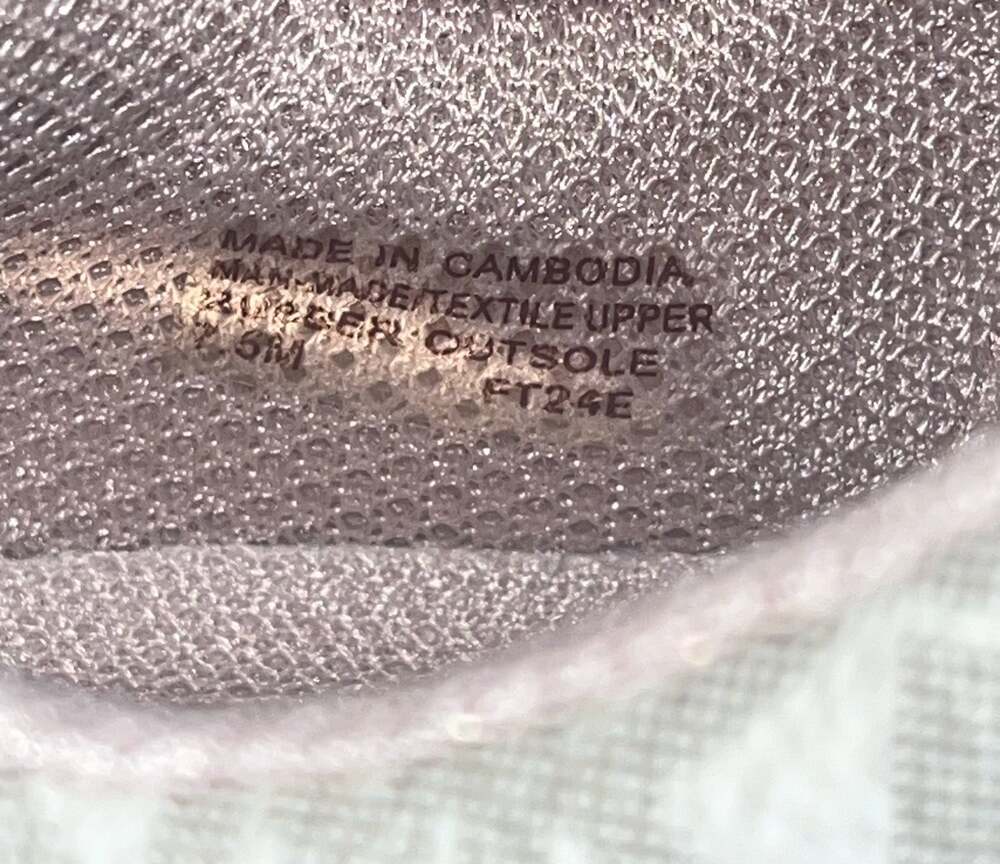 Michael Kors Maddy Two-Tone Logo and Mesh Trainer Powder Blush - Picture 4 of 7